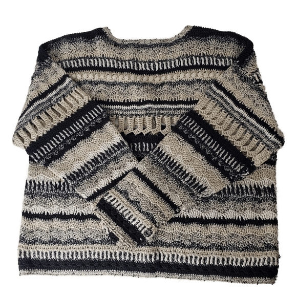 Sigrid Olsen Crocheted by Hand Cardigan Sweater Size M - Picture 4 of 8